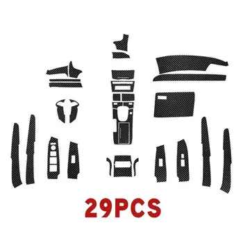 

29pcs/ Set PVC Car Interior Stickers 3D Carbon Fiber Style Interior Decoration Kit Cover Trim For Honda Accord 2008-2012