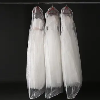 

Mesh Transparent Dustproof Banquet Party Wedding Dress Bag Protective Cover Case