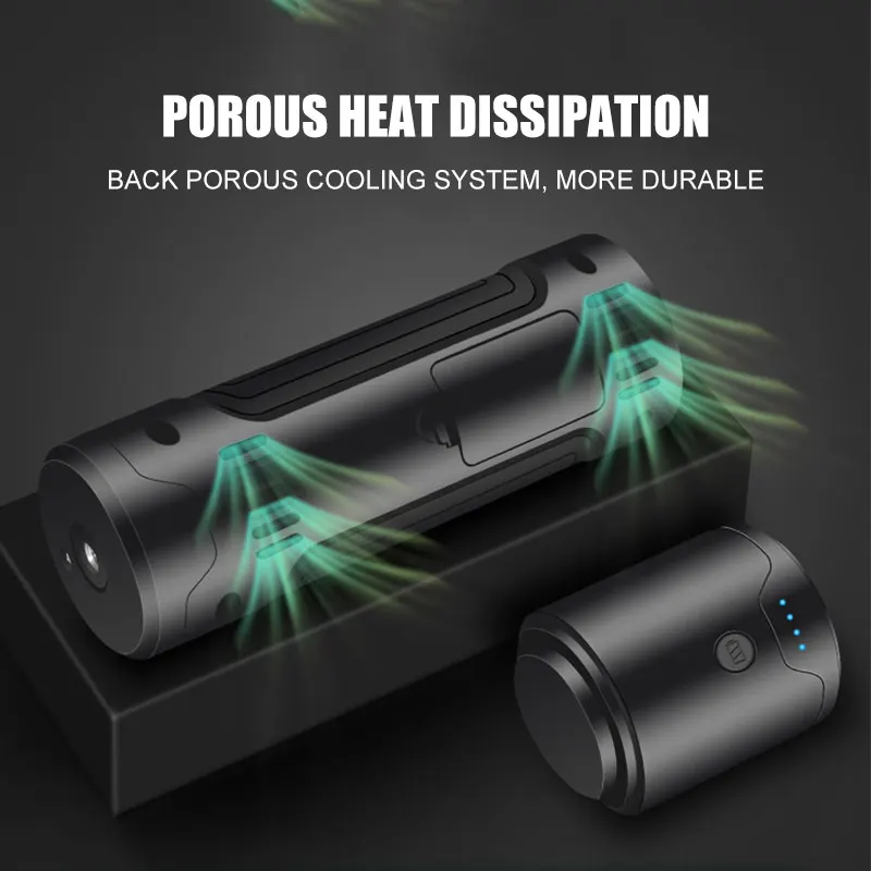 

2019 New productb Portable Air Compressor Mini Inflator Handheld Air Pump 150PSI LCD Display LED Light L5 #4