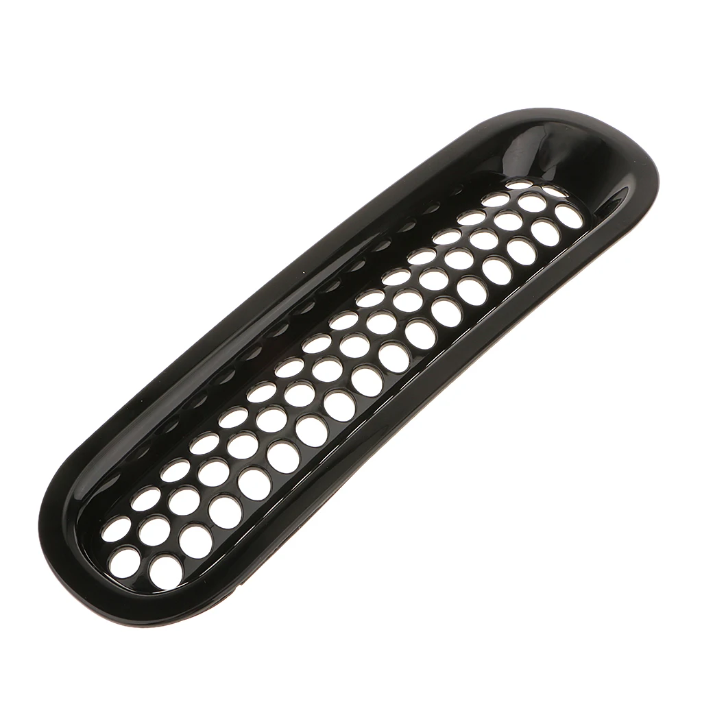 7pcs Replacement Mesh Grill Matte Black Front Grille for Jeep Wrangler JK Rubicon