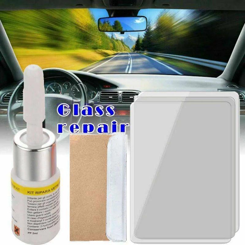 1 шт. автомобильное стекло белая бутылка для ремонта жидкости автомобильное стекло нано набор инструментов для ремонта лобового стекла
