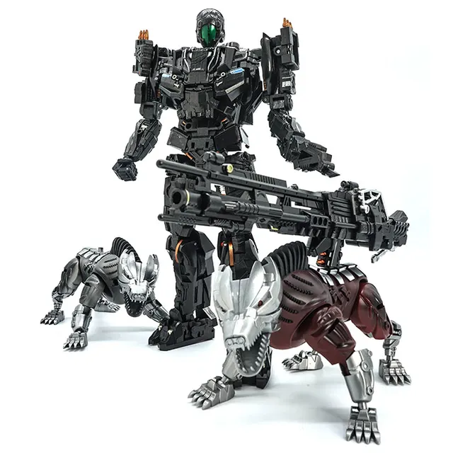 Transformation Robot Peru Kill Lockdown VT-01 VT01 KO VS UT R01 MasterPiece Alloy With Two Dogs Anime Action Figure Collection 2
