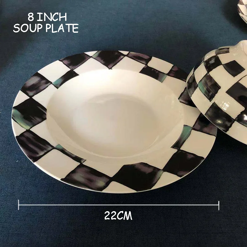 棋子8 inch汤盘