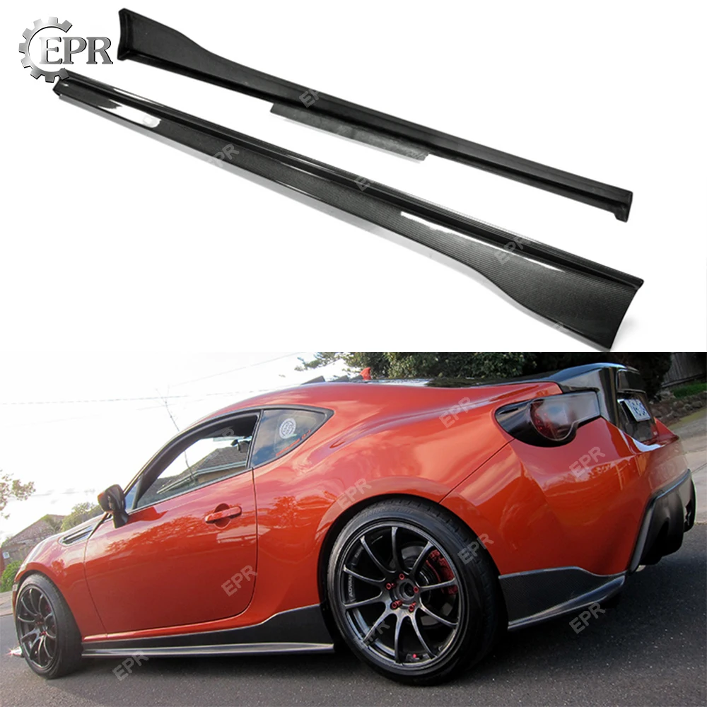 

FRP Side Skirt Trim For BRZ FT86 Vortex Style Glass/Carbon Fiber Side Skirt Body Kit Tuning For FT86 BR-Z Racing Part