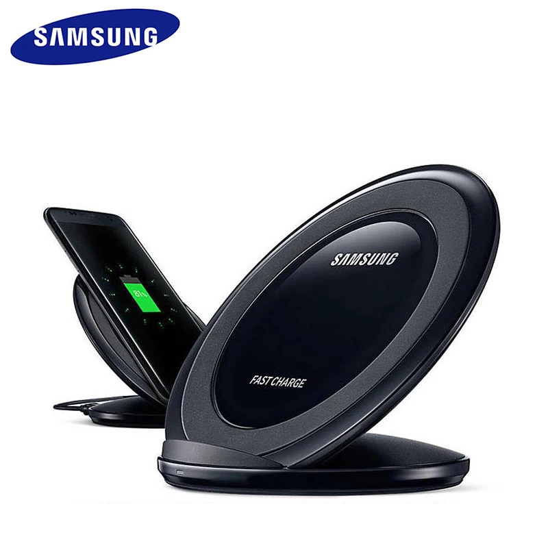Оригинальное беспроводное быстрое зарядное устройство Samsung 15 Вт Qi Адаптивная