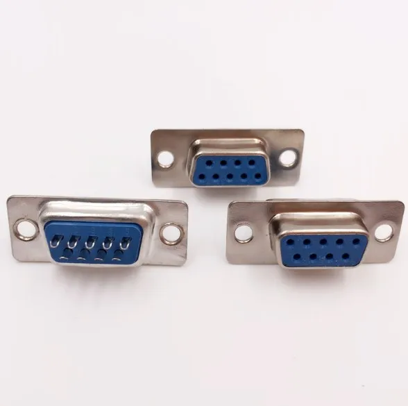 Linhas tipo de Solda Pces Conector Serial Vga 9 Pinos Fêmea 2 Plug D-sub Conectores Macho - Soquete 500 Rs232 Db9 - Image 5