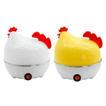 

Stainless Steel Electric Egg Steamer 7 Egg Capacity Electric Egg Cooker for Hard Boiled Eggs Multi-function Cartoon Hen Egg Boil