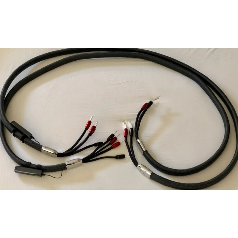 HiFi WEL Signature Audio Speaker Cable Pair 2.5M Silver Series 1000 Banana or Spade Plugs | Электроника