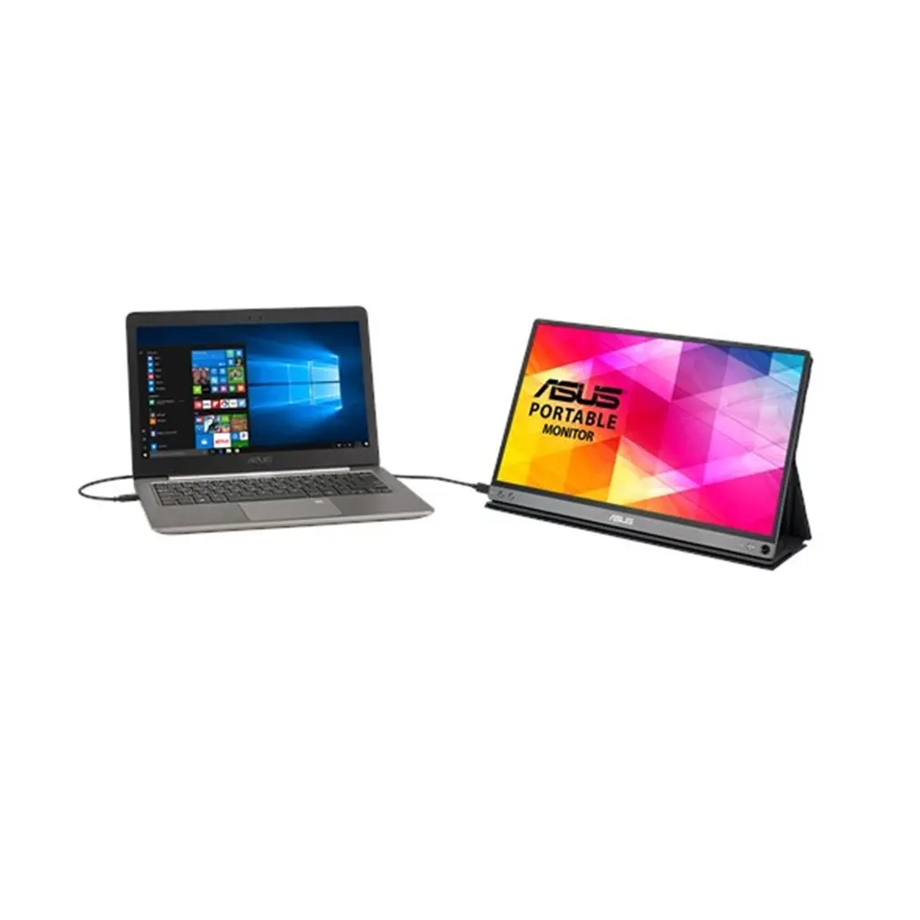 ASUS MB16AC 15,6 дюймов Full HD ips монитор СВЕТОДИОДНЫЙ монитор с подсветкой компьютерный монитор решение гибридного сигнала для usb type-C и type-A