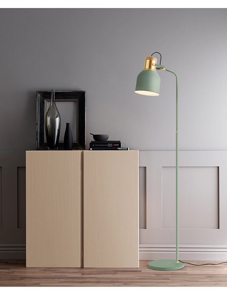 Минималистичный креативный Торшер для спальни, гостиной, индивидуальная атмосферная лампа, скандинавский простой led E27 торшер