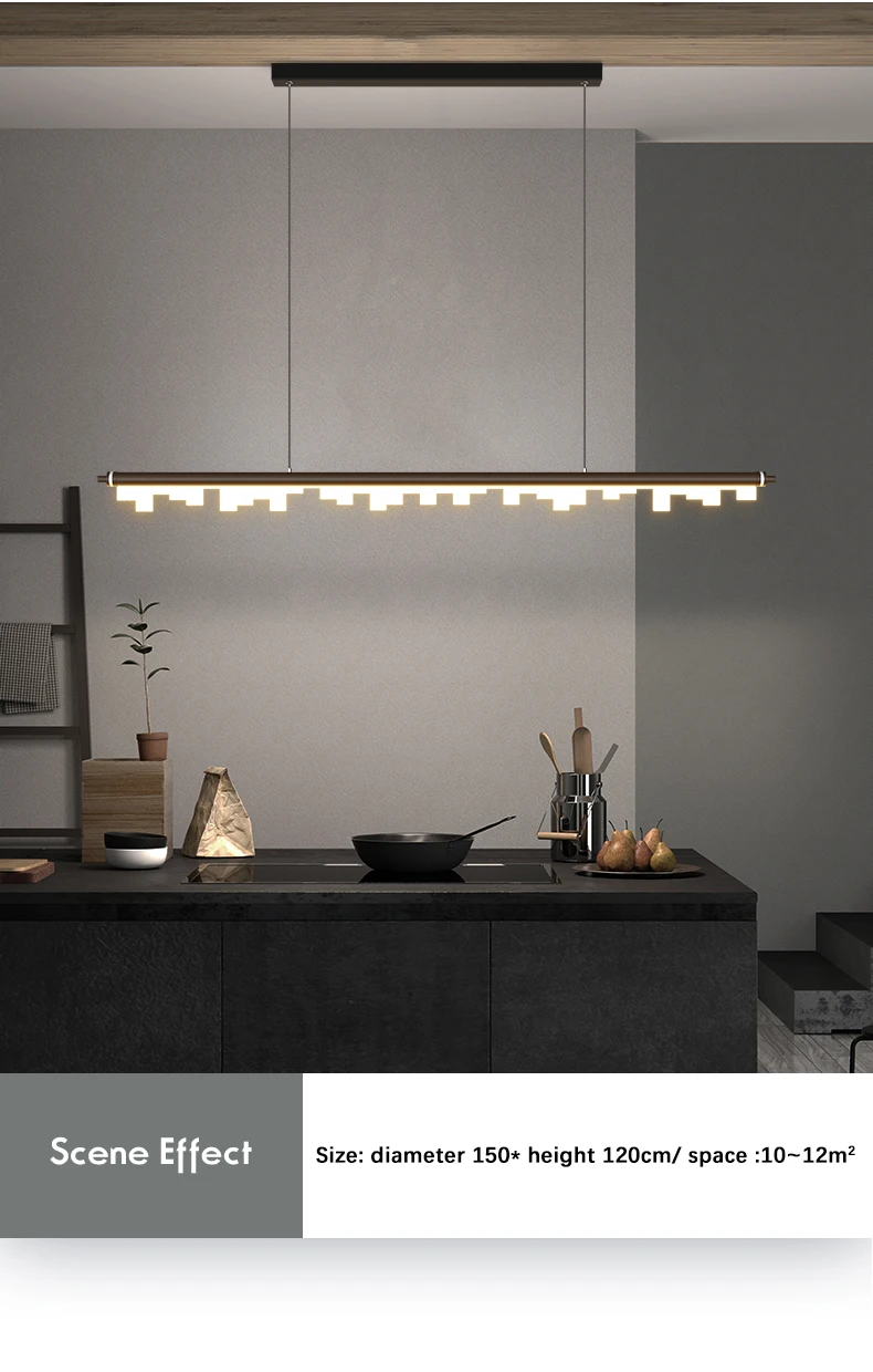 home depot chandeliers Modern Nordic Led Chandelier For Dining Room Kitchen Living Room Bedroom Ceiling Pendant Lamp Black Long Design Hanging Light cheap chandeliers