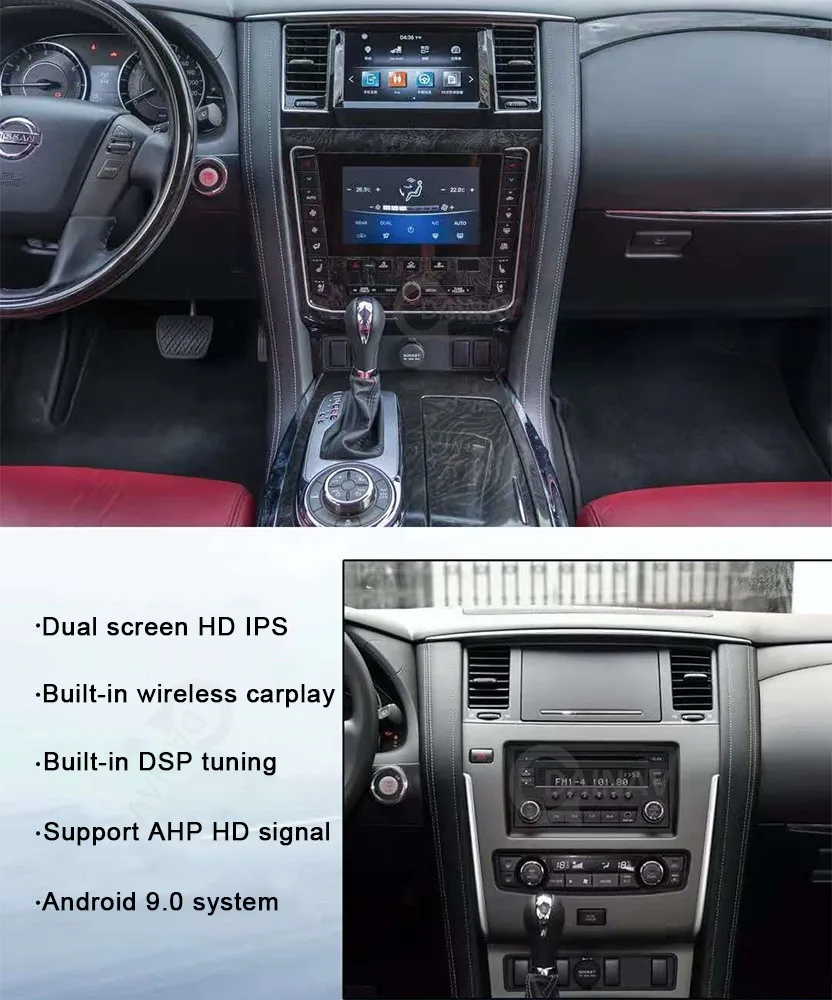 new nissan patrol on Android 10 0 Dual Screen New Car Radio Dvd Player For Infiniti Qx80 Nissan Patrol Y62 2010 2020 Car Stereo Gps Navigation Car Multimedia Player Aliexpress