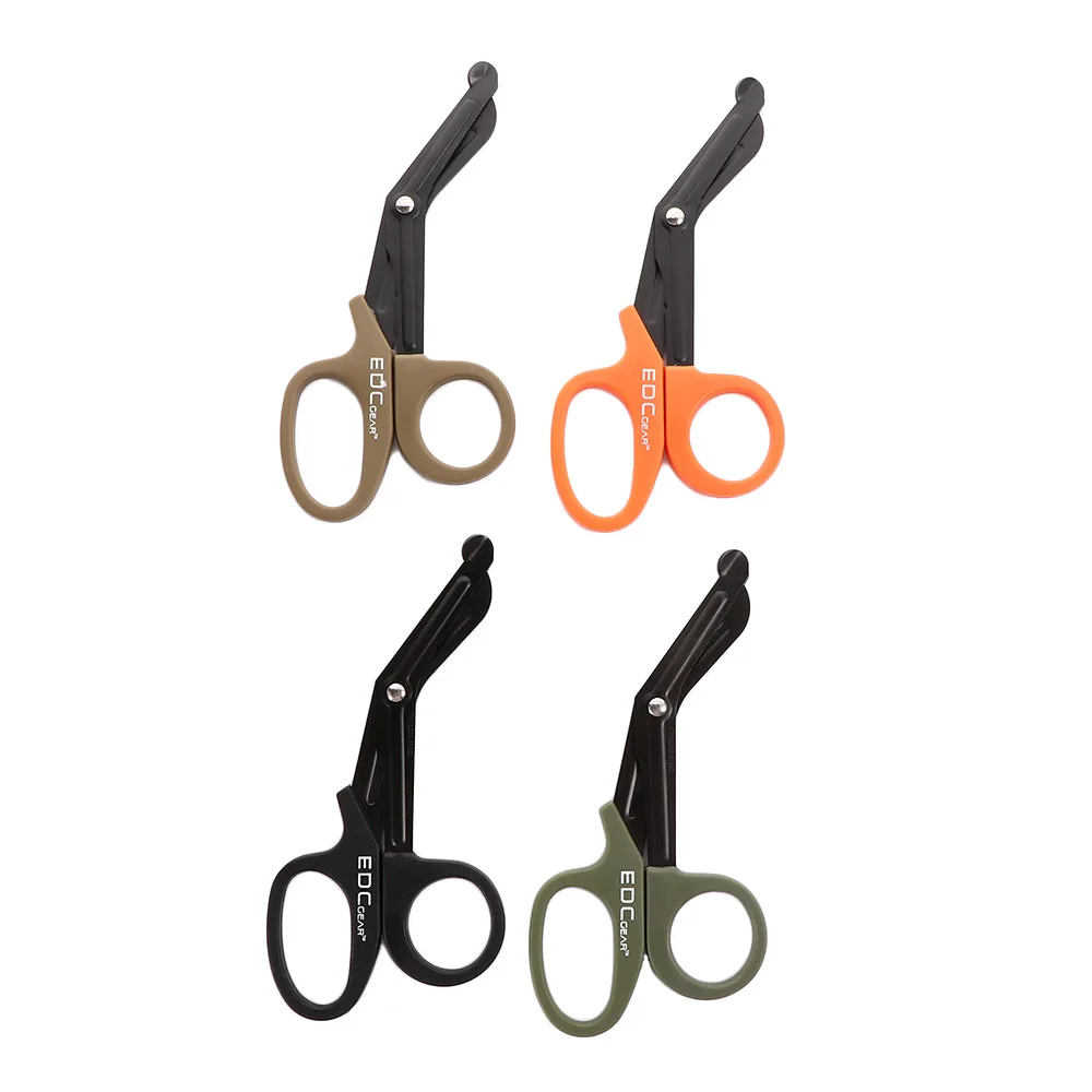 Multi Function Rescue Scissor Medical Scissors medical scissors multi function tool tactical scissors tactical first aid accessories 18.3cm