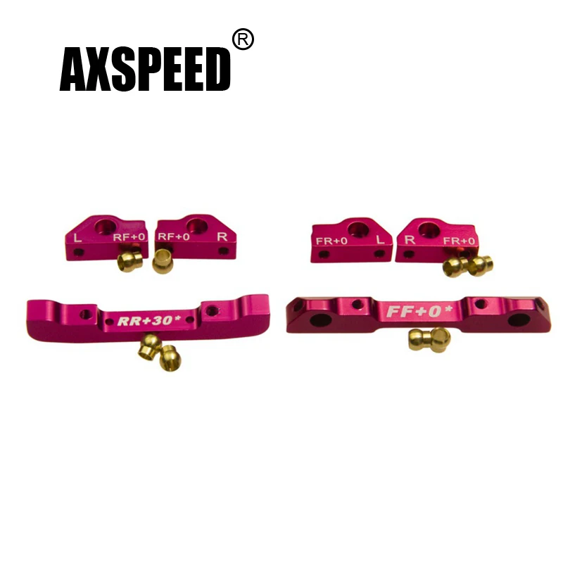 AXSPEED 1 Set Suspension Mount (FF+0) &amp (RR+30 ) for Sakura D3 1/10 Drift Rc Model Car Parts | Игрушки и хобби