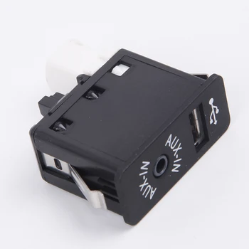 

1PC Input Socket Switch AUX USB For BMW E81 E87 E90 F10 F12 E70 E82 F10 Black New