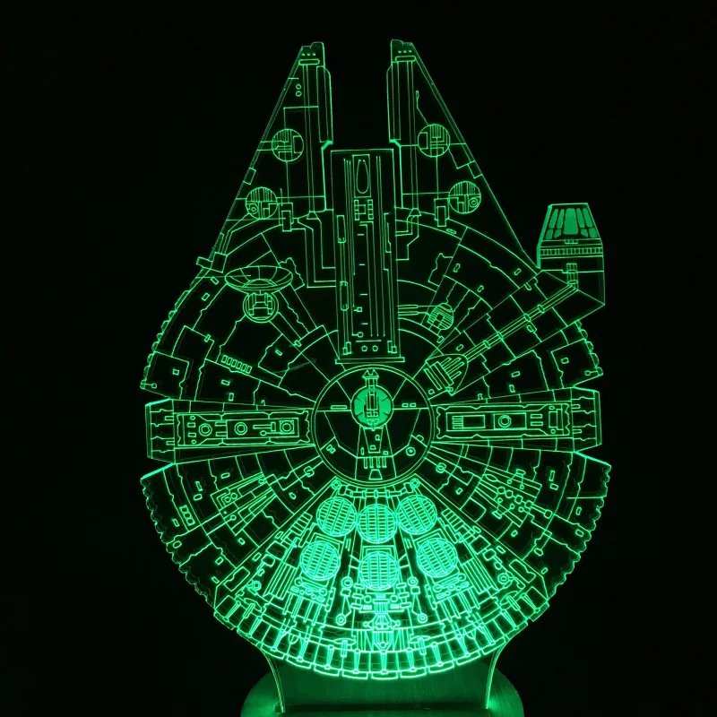 

Foreign Trade New Style 3D Visual Lamp Wood Remote Control Colorful Small Night Lamp Gift Lamp