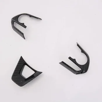 

For Toyota RAV4 RAV 4 2019 2020 ABS Plastic Car Steering Wheel Decoration Cover Trim Frame Sticker