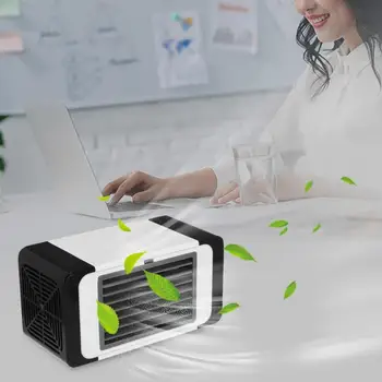 

Mini USB Air Conditioner Fan 5V 5W Space Air Cooler The Quick Easy Way to Cool Air Conditioning Humidifier Air Cooling Fan