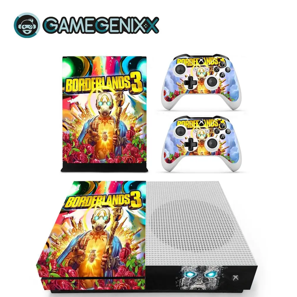 Borderlands 3 Gameegenixx кожи стикер Защитная Наклейка Обложка полный набор для Xbox One Slim консоли и 2 контроллеров-borderland 3 - Цвет: Borderlands 3