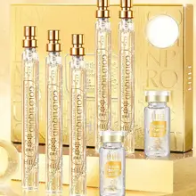 24K Gold Face Serum Active Collagen Silk Thread Facial Essence Anti-Aging Smoothing Firming Moisturizing Hyaluronic Skin Care