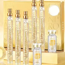 24K Gold Face Serum Active Collagen Silk Thread Facial Essence Anti-Aging Smoothing Firming Moisturizing Hyaluronic Skin Care