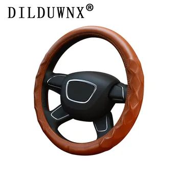 

Artificial Leather Car Steering Wheel Cover Four Seasons Universal Anti-skid Car Interior Styling Steering Cover Auto Parts