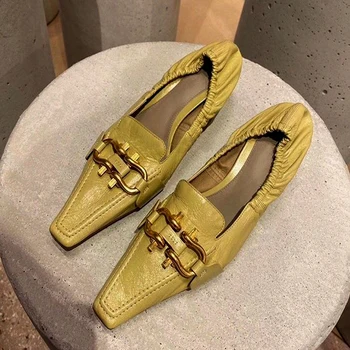 

Women Pumps Buty Damskie Female Shoes Square Toe Ladies Heel Shoes Round Toe Chaussures Femme Patent Leather Zapatos De Mujer