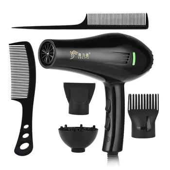 

Professional Negative Ion Hair Dryer Straightening Comb Diffuser Blower Dryer 3 Heat And 2 Speed Setting Air Blower Hait Styler