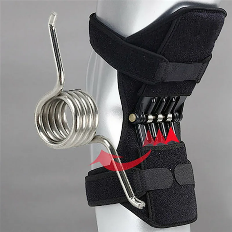 Joint Support Knee Pad Breathable Non-slip Lift Pain Relief For Knee Power Spring Force Stabilizer Knee Booster Tools 2019 New