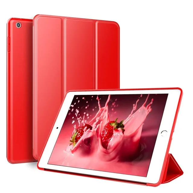 Тонкий легкий чехол для iPad 10,2 мягкая задняя крышка из ТПУ для Apple iPad 7 7-го поколения A2200 A2198 A2232 Чехол+ пленка+ ручка - Цвет: red