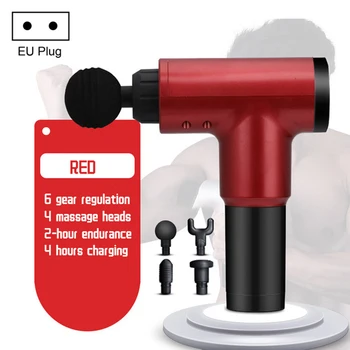 

6 Speeds Electric Massage Cordless Therapy Fascia Machine Body Deep Tissue Massager Vibration Muscle Relaxation Fitness Device