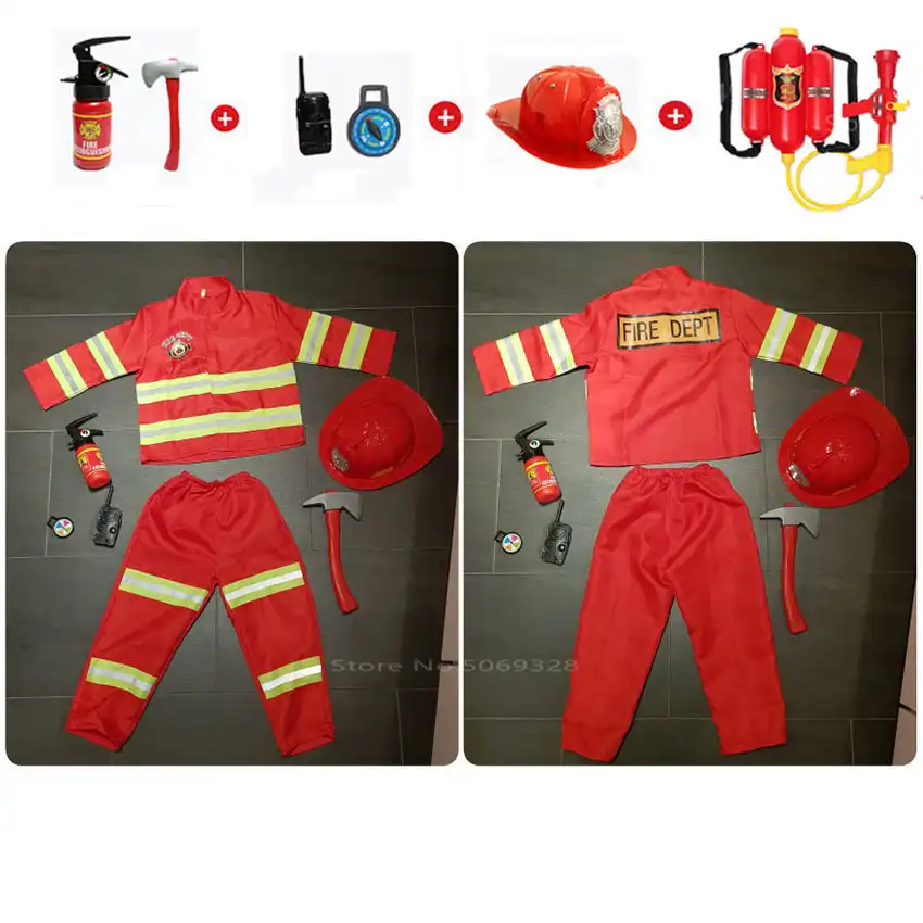 baby girl firefighter costume