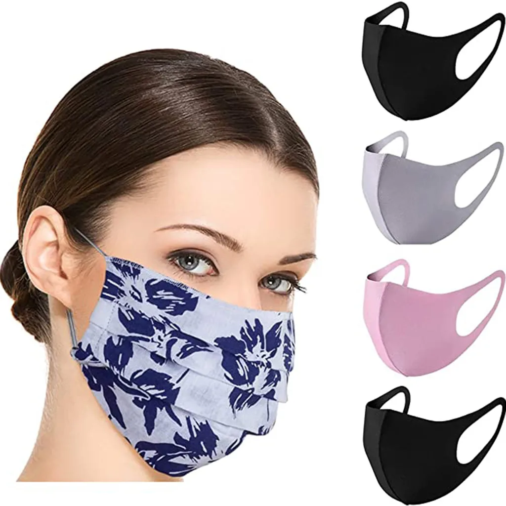 

Humidifiers Maschera Washable Reusable Face Mask Adult 5pc Mouth Masks For Protection Face Mask Washable Earloop Mask#ljc