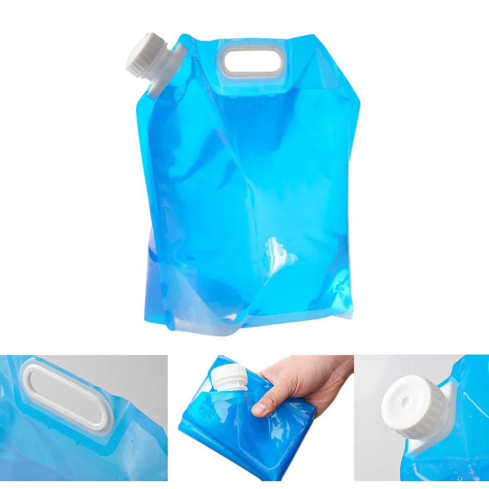 5L/10L Big Capacity Outdoor Water Bag Foldable Portable Water Container Environment Cleaning Tank Drinking Camping BBQ