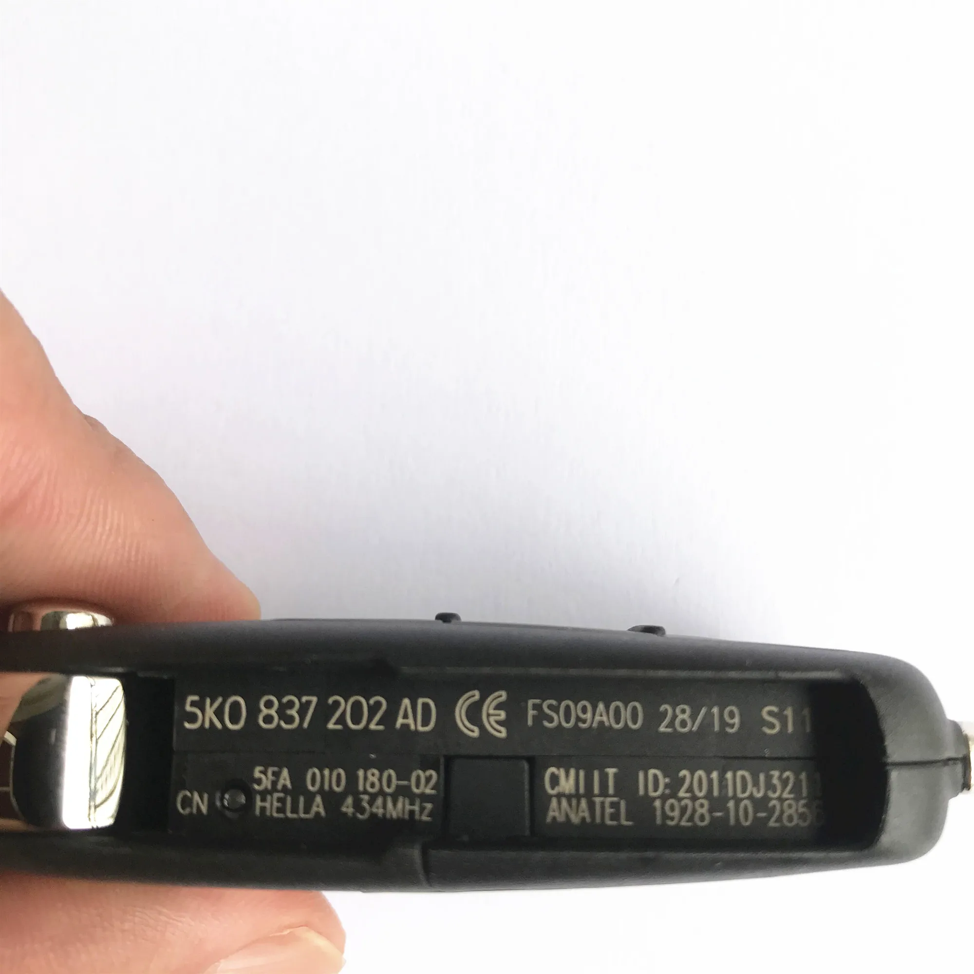3 кнопки 434 МГц дистанционный ключ для VW Golf Jetta-5K0 837 202 AD с 48 чипом