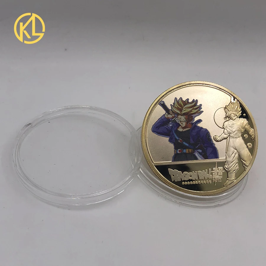 Горячая Распродажа Dragon Ball Z Sun Wukong позолоченные монеты золотые банкноты коллекционные вещи с красивой подарочной коробкой