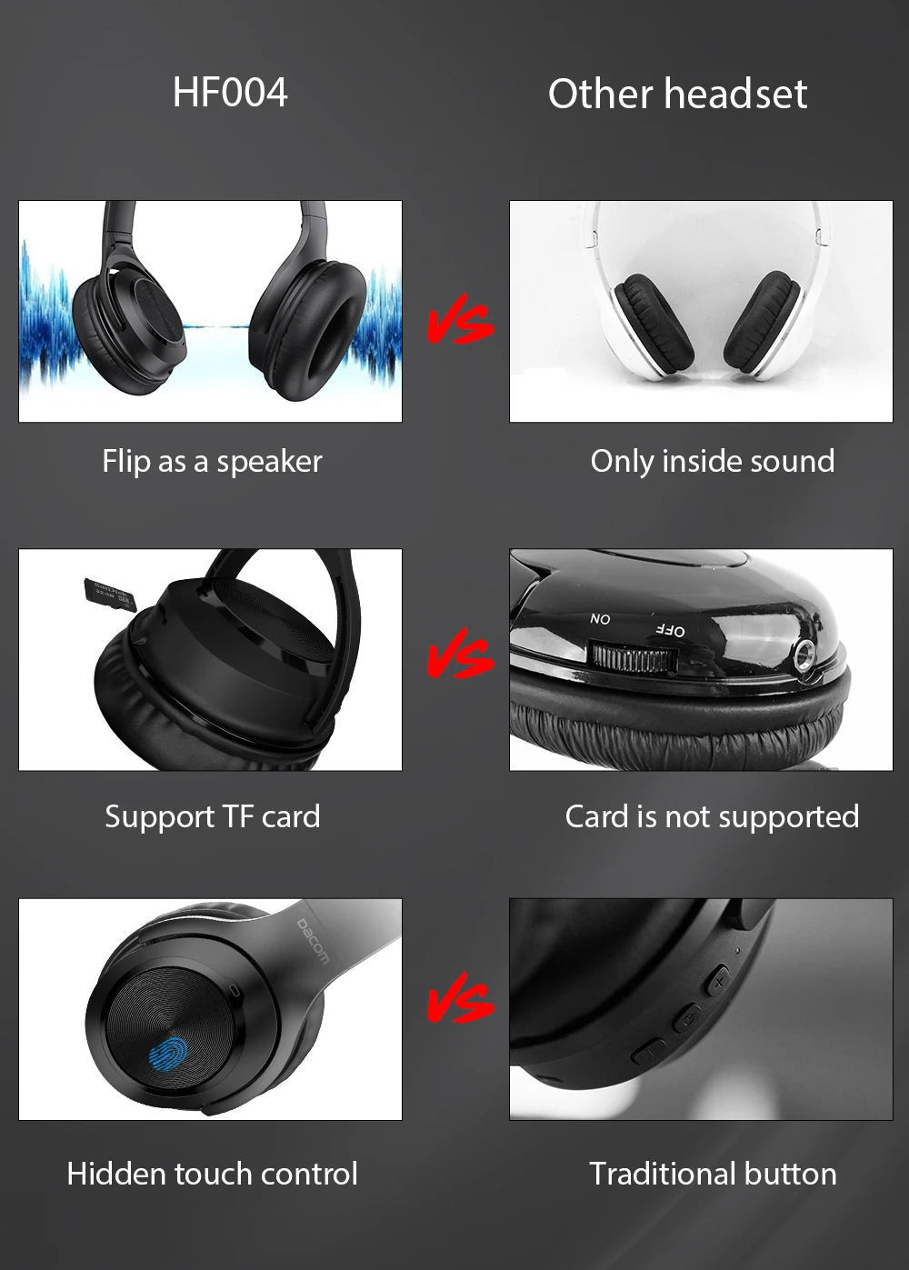 Два в одном звонке динамик Bluetooth наушники глубокий бас многофункциональная Проводная гарнитура TF слот для iPhone samsung Xiaomi