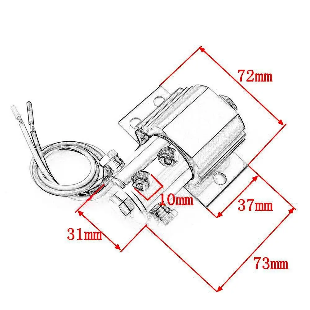 

Front Brake Line Lock Electric Roll Control Hill Holder Kit Dimpled Drilled
