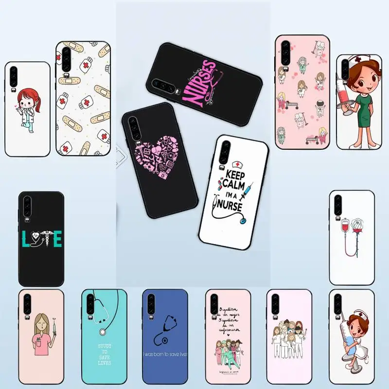 Милый телефонный чехол YNDFCNB с медсестрами и врачами для Huawei P20 P30 P9 P10 plus P8 lite Psmart 2019