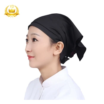 

Chef Hat Waiter Waitress Kitchen Restaurant Canteen Bakery Work Cooking Cap Triangle Towel Cafe Bar Food Service Work Scarf YDHS