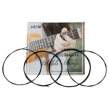 

IRIN U102 Ukulele Strings Black Nylon Strings 1St-4Th(0.56 0.71 0.81 0.56Mm)