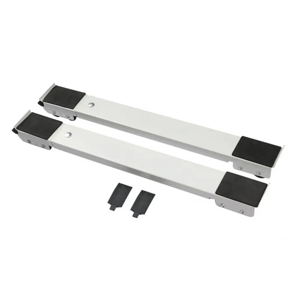 2Pcs Practical Mobile Durable Refrigerator Base Practical Washing Machine Bracket for Moving Washing Machine Bracket