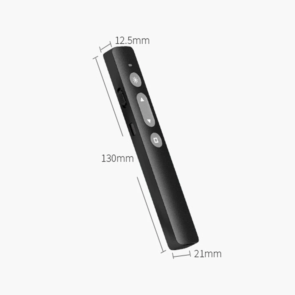 RF 2.4GHz 무선 플립 펜 레드 라이트 USB 충전식 PPT 프리젠 테이션 슬라이드 원격 제어 파워 포인트 리모콘 포인터