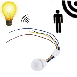 Aubess – lampe LED avec détecteur de mouvement à infrarouge, luminaire d'intérieur et d'extérieur à retardement, interrupteur PIR, veilleuse sensible, 110/265V 