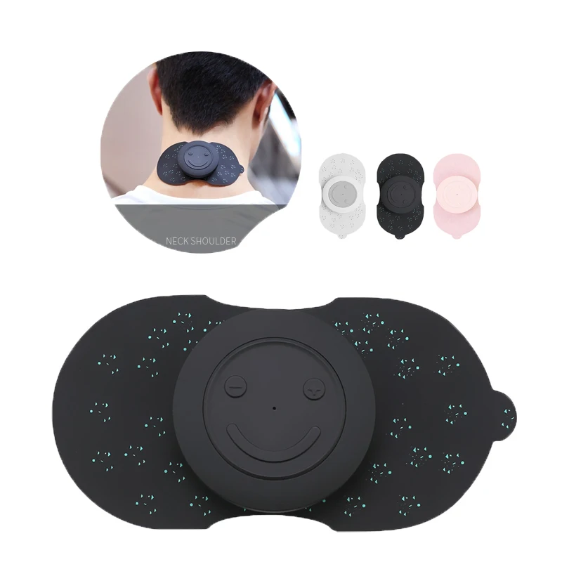 

New Smile Face Cervical Massager Mini USB Charging Multi-functional Shoulder Neck Massage Pad Cervical Pain Relaxation Relief