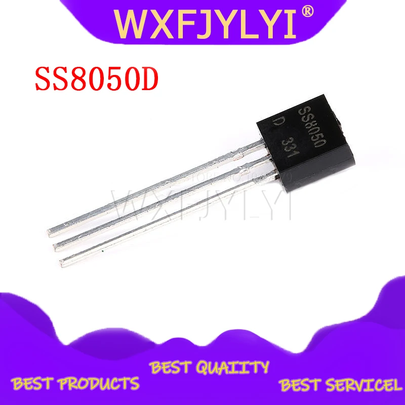 Оригинальный CJ TO-92 SS8050 SS8050D файл 200-300 NPN транзистор медные ножки [20 шт./лот] |