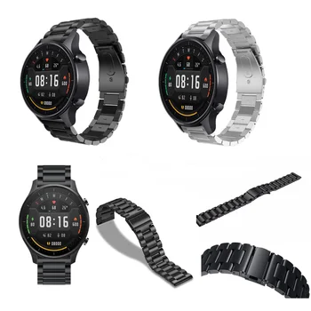 

Bakeey 22mm Stainless Steel Smart Watch Band Replacement Watch Strap Bracelet Belt Smart Wristband Strap for Xiaomi Watch Color