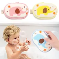 Scrubber Bath Towels Bath Sponge Brush Bath Cotton Bath Ball Shower Brush Elephant Pattern Infant Children Rub Bath Sponge 1