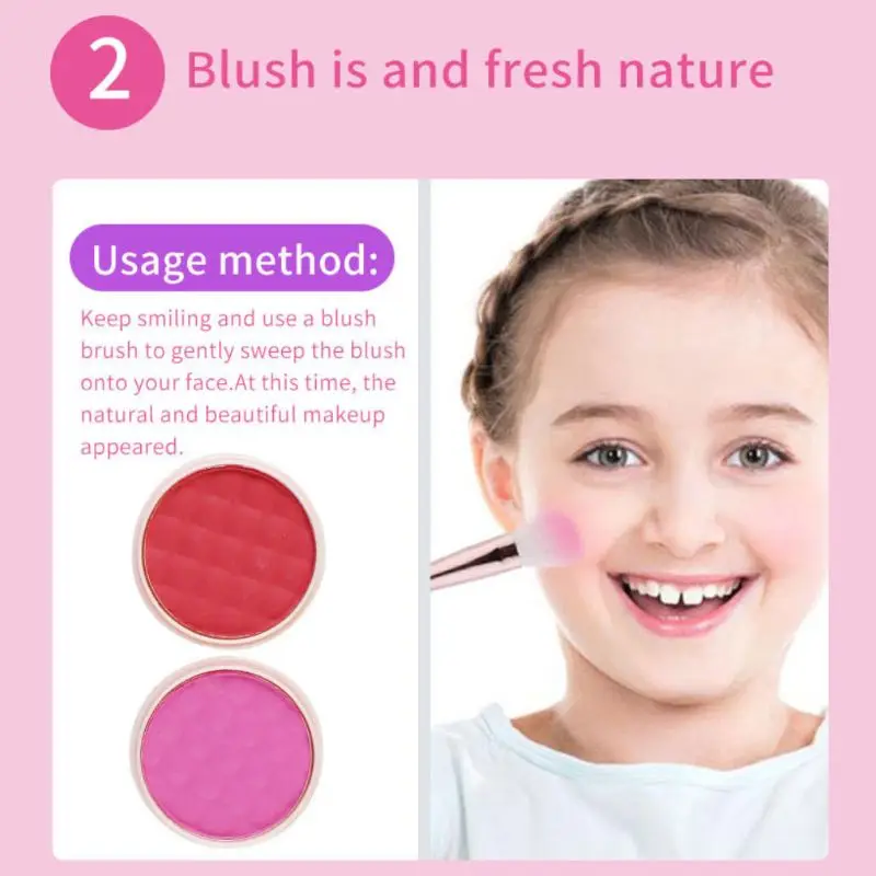 

Makeup Toy Set Kit Little Girls Children Pretend Play Non Toxic Safety Cosmetic Suit Travel Beauty Gift X5XE