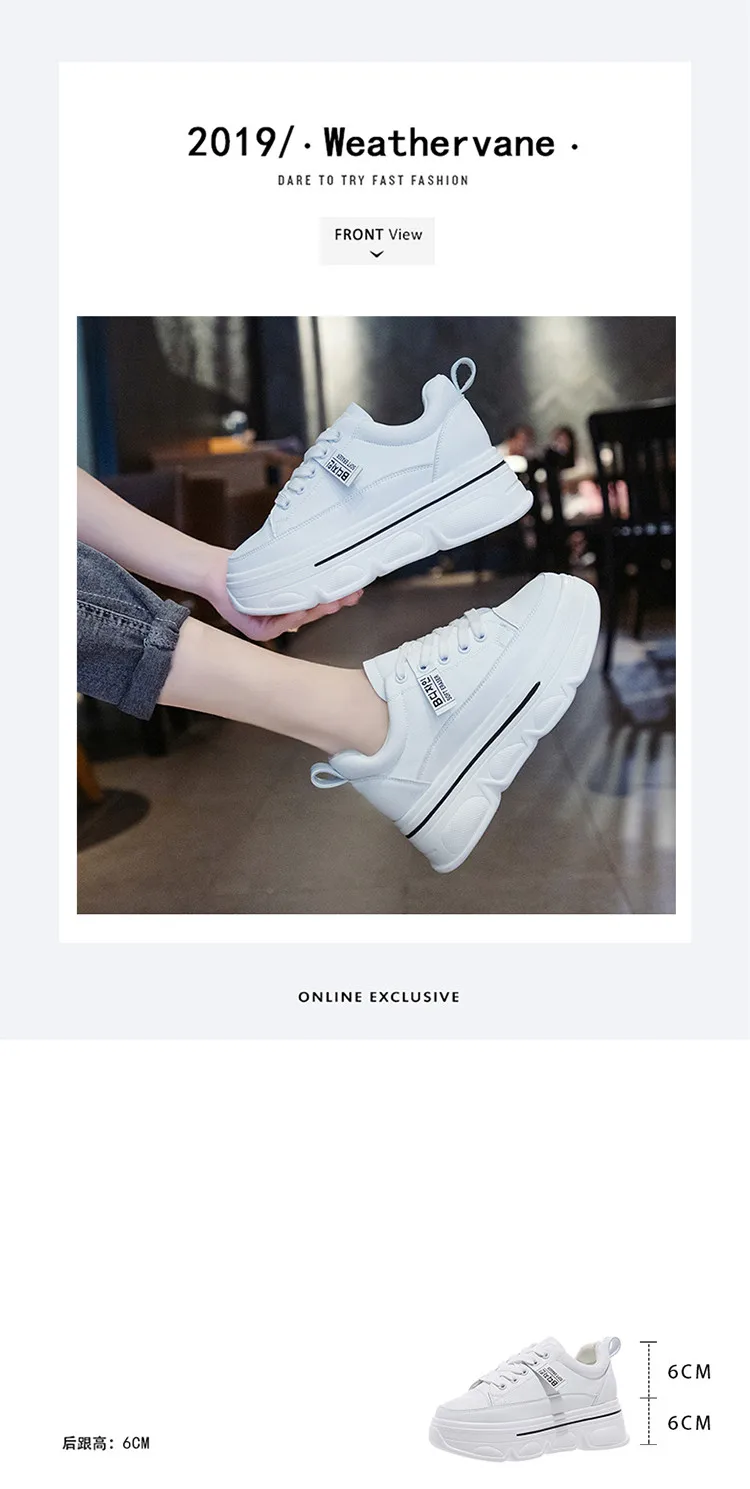 Clogs Platform All-Match Sports Shoes Lady Autumn Round Toe Casual Female Sneakers Fashion Women's Creepers Basket New